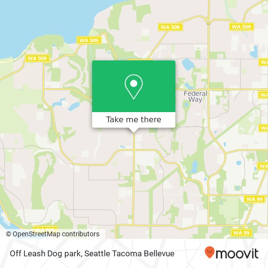 Off Leash Dog park map