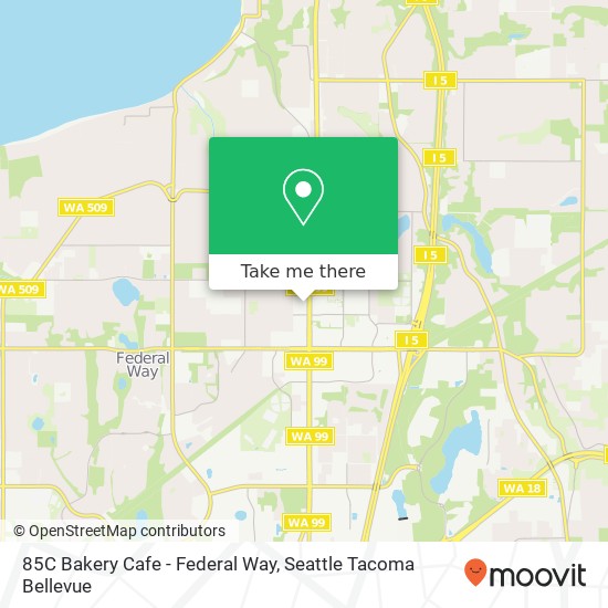 Mapa de 85C Bakery Cafe - Federal Way