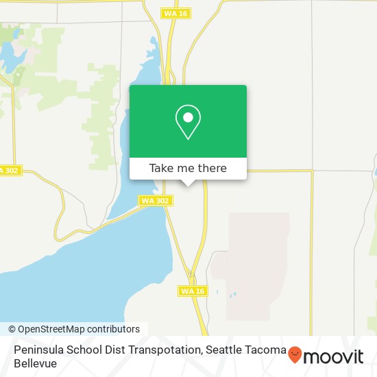 Peninsula School Dist Transpotation map