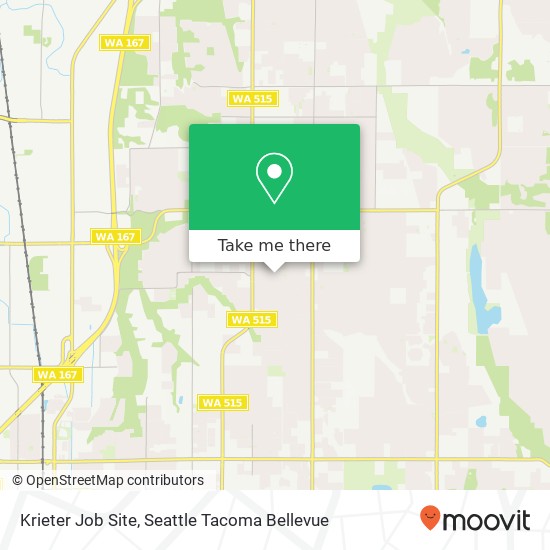 Krieter Job Site map