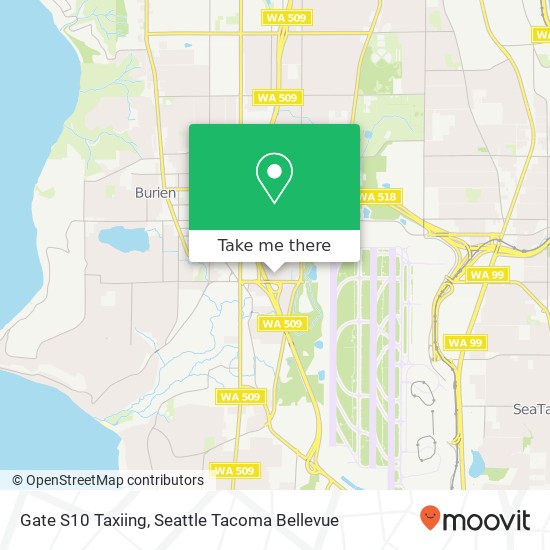 Gate S10 Taxiing map