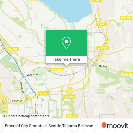 Emerald City Smoothie map