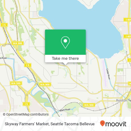 Skyway Farmers' Market map