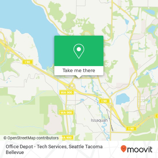 Mapa de Office Depot - Tech Services