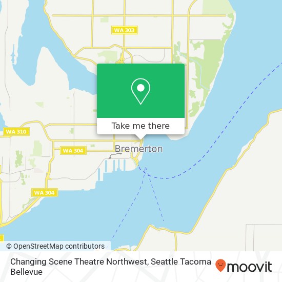 Changing Scene Theatre Northwest map