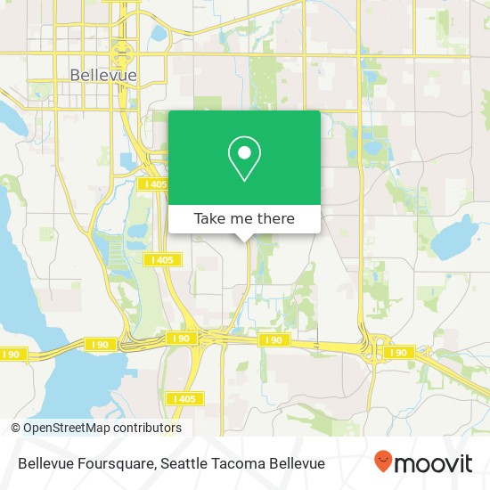 Mapa de Bellevue Foursquare