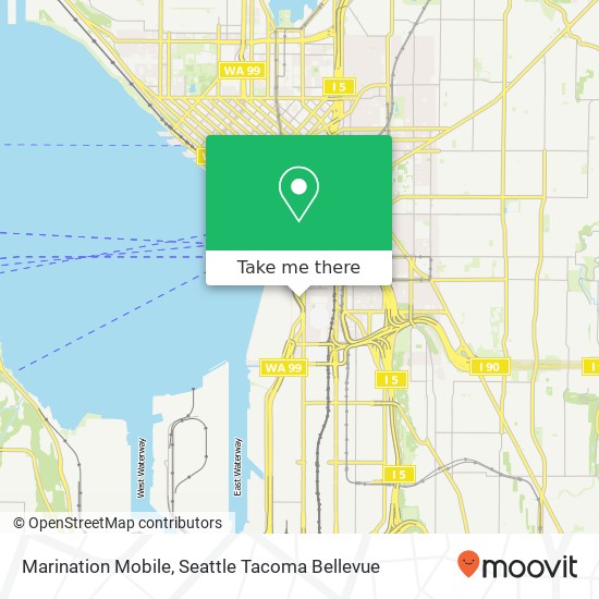 Mapa de Marination Mobile
