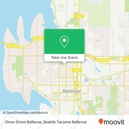 Mapa de Chow Down Bellevue