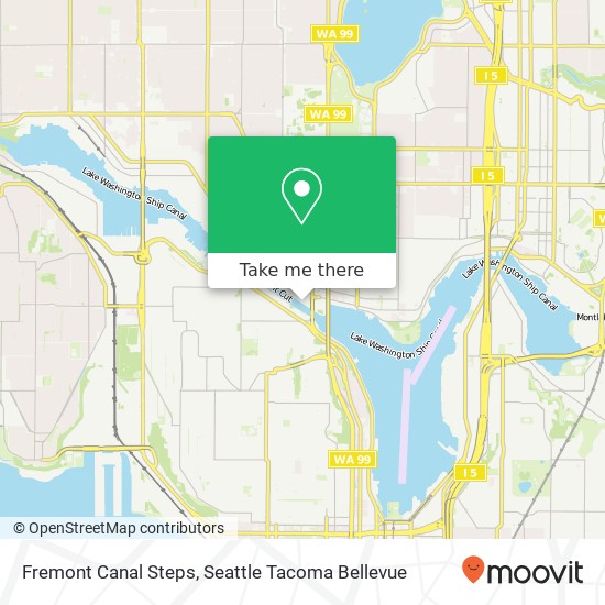 Fremont Canal Steps map