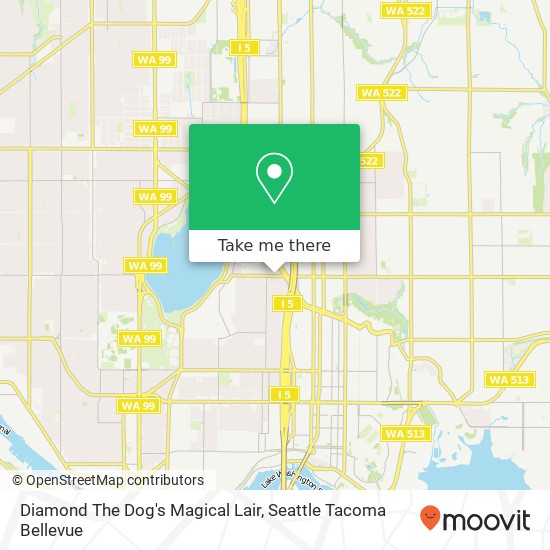 Mapa de Diamond The Dog's Magical Lair