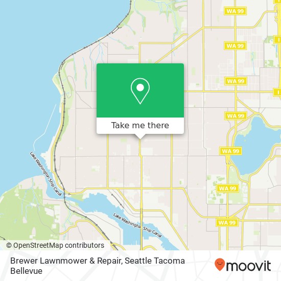 Brewer Lawnmower & Repair map