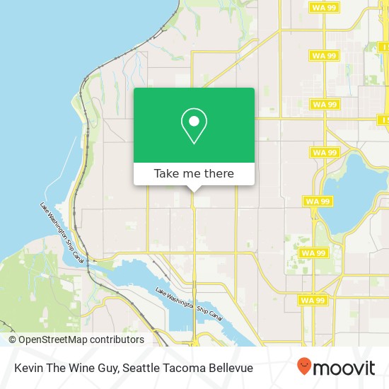 Mapa de Kevin The Wine Guy