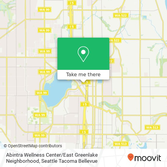 Abintra Wellness Center / East Greenlake Neighborhood map