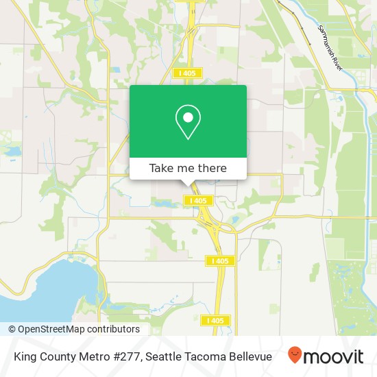 King County Metro #277 map