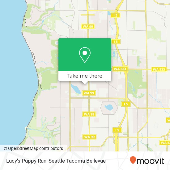 Lucy's Puppy Run map