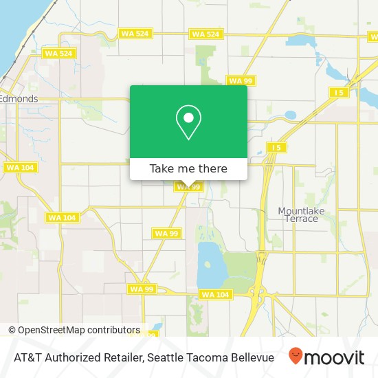 AT&T Authorized Retailer map