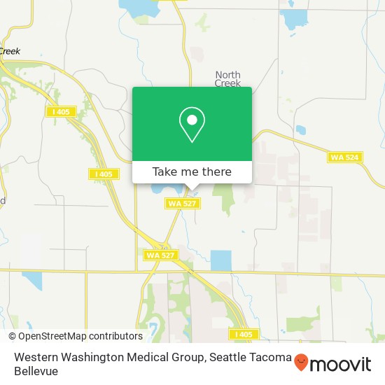 Western Washington Medical Group map