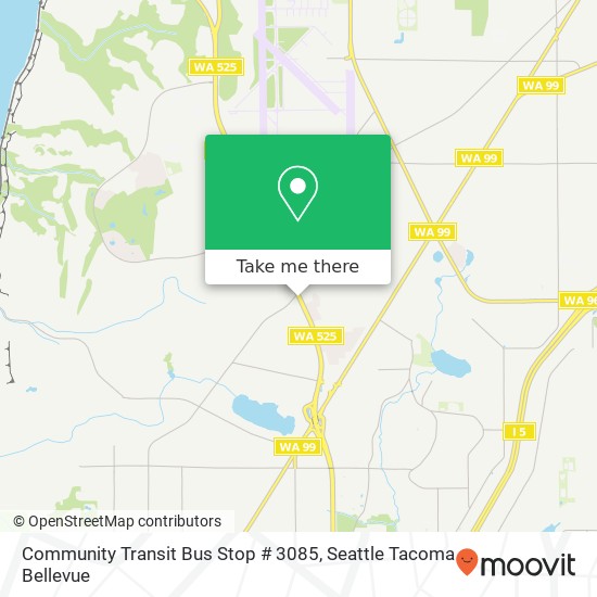 Mapa de Community Transit Bus Stop # 3085