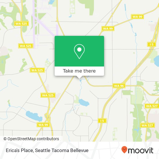 Erica's Place map