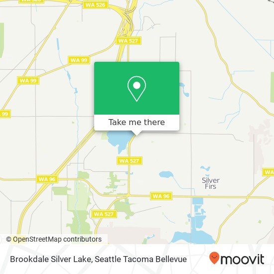 Brookdale Silver Lake map