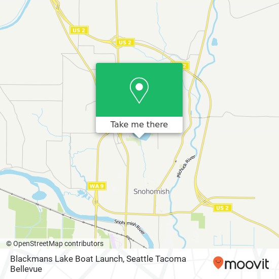 Blackmans Lake Boat Launch map