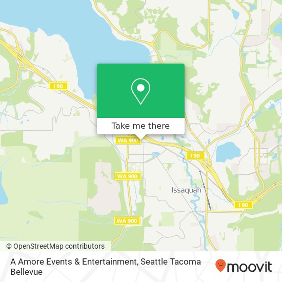 A Amore Events & Entertainment map