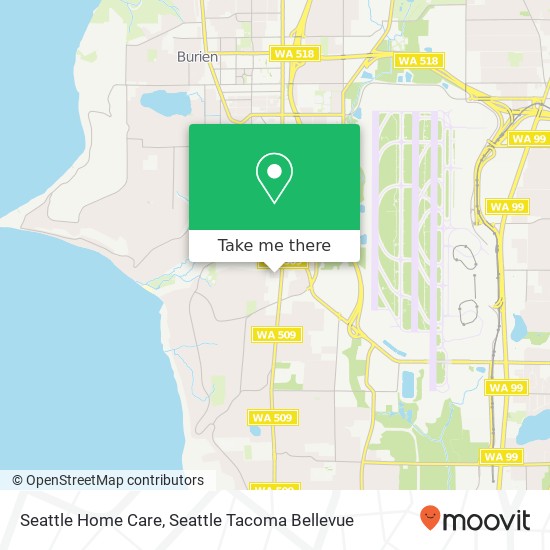 Seattle Home Care map