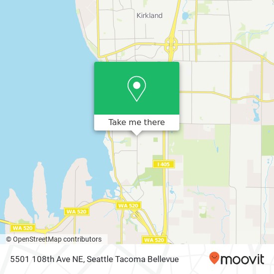 Mapa de 5501 108th Ave NE