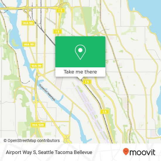 Airport Way S map