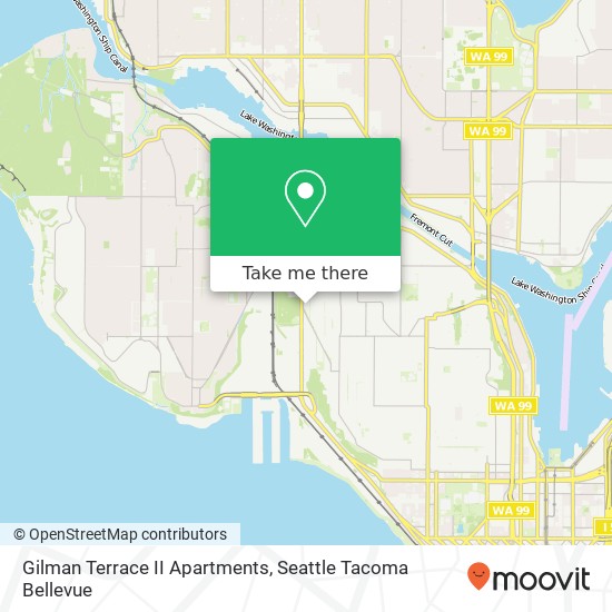 Gilman Terrace II Apartments map