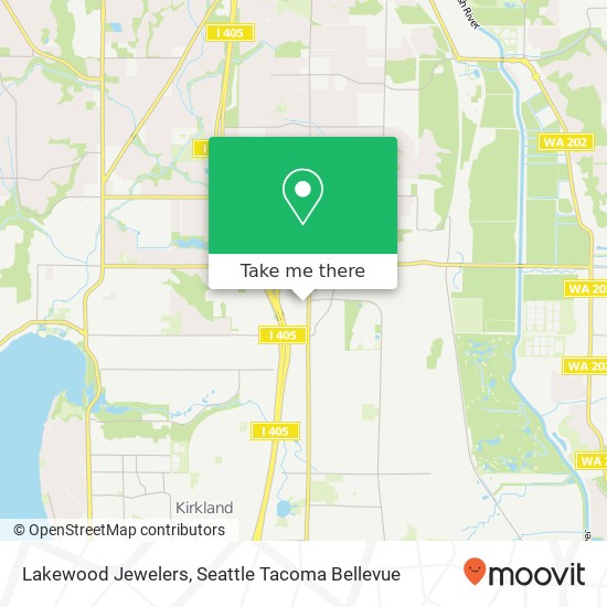 Lakewood Jewelers map