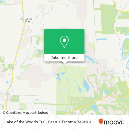 Mapa de Lake of the Woods Trail
