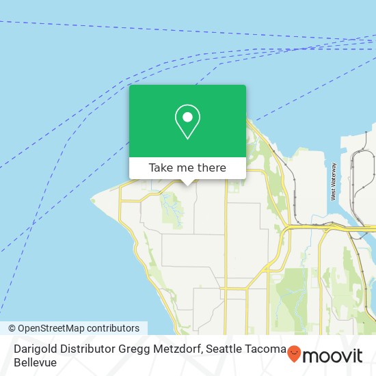 Darigold Distributor Gregg Metzdorf map