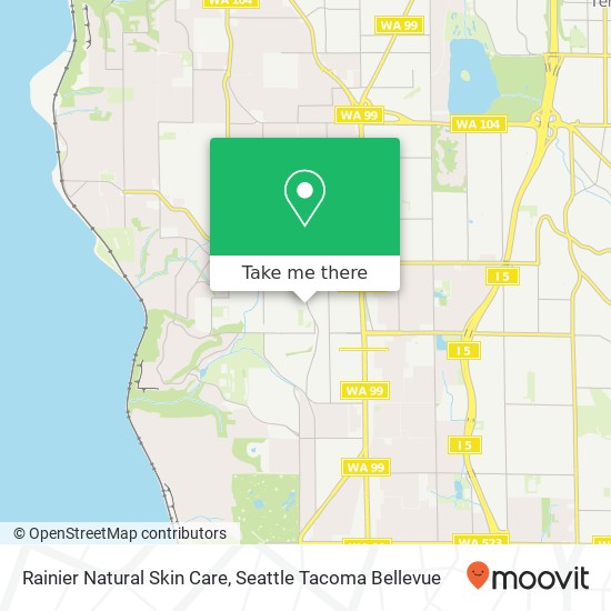 Rainier Natural Skin Care map