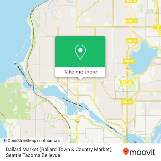 Ballard Market (Ballard Town & Country Market) map