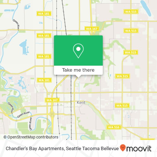 Chandler's Bay Apartments map