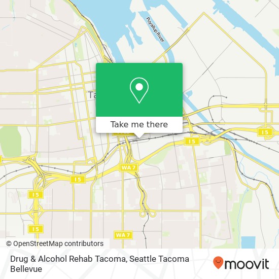Drug & Alcohol Rehab Tacoma map