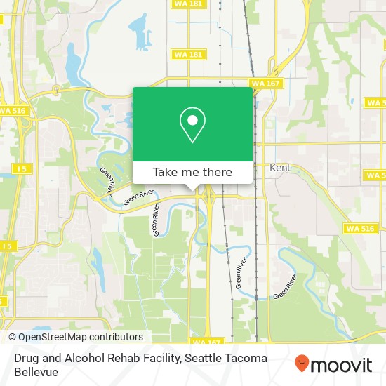 Drug and Alcohol Rehab Facility map