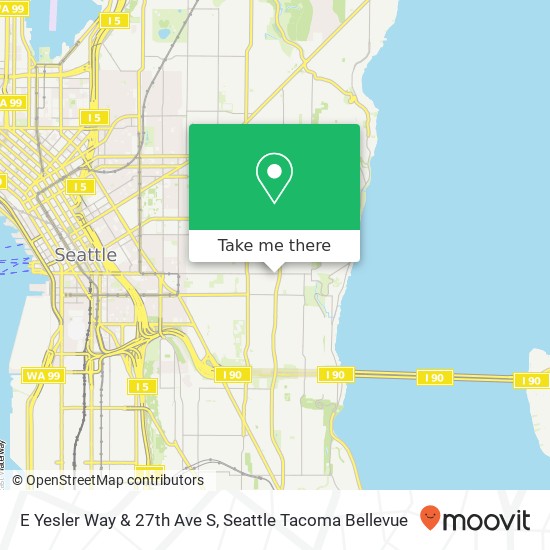 E Yesler Way & 27th Ave S map