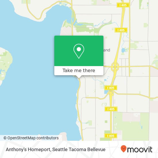 Mapa de Anthony's Homeport