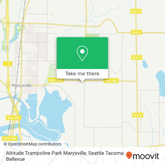 Altitude Trampoline Park Marysville map