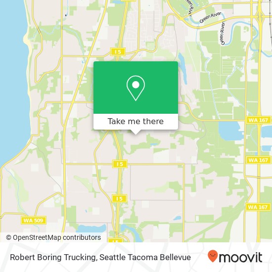 Robert Boring Trucking map