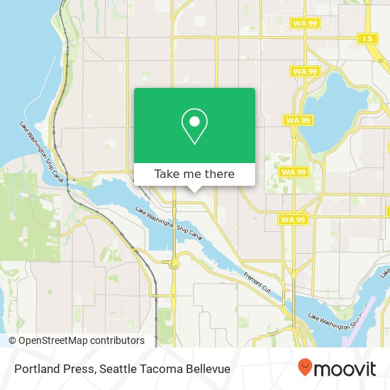 Portland Press map