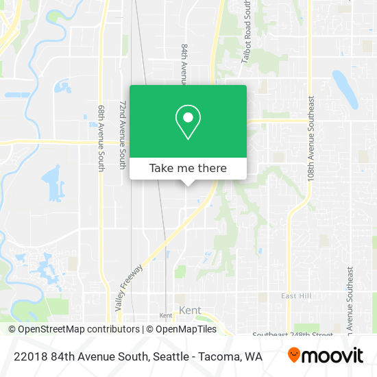 Mapa de 22018 84th Avenue South