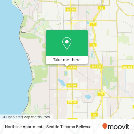 Northline Apartments map