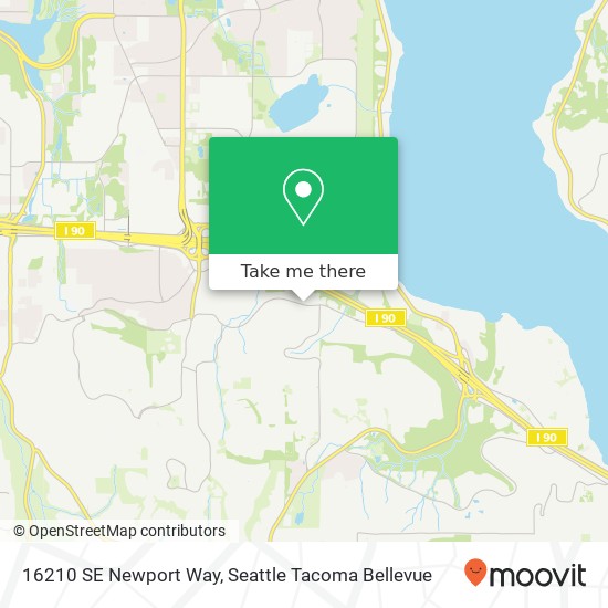 16210 SE Newport Way map