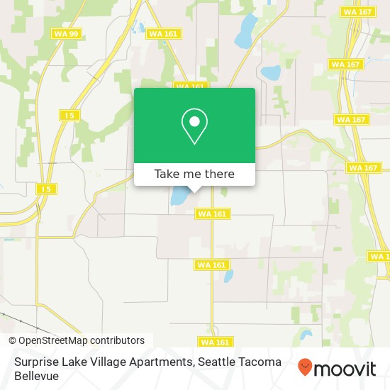 Mapa de Surprise Lake Village Apartments