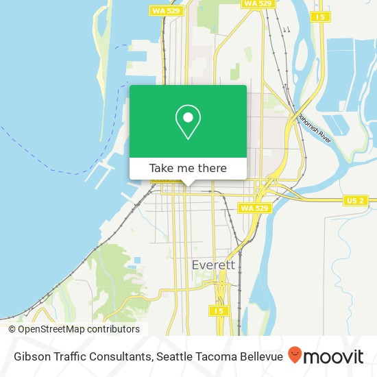 Gibson Traffic Consultants map