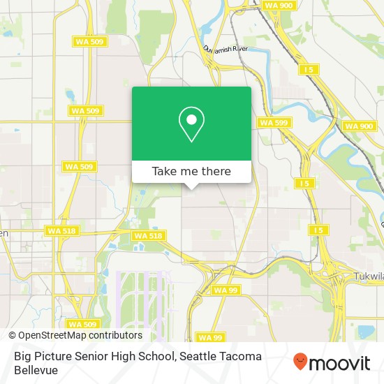 Mapa de Big Picture Senior High School