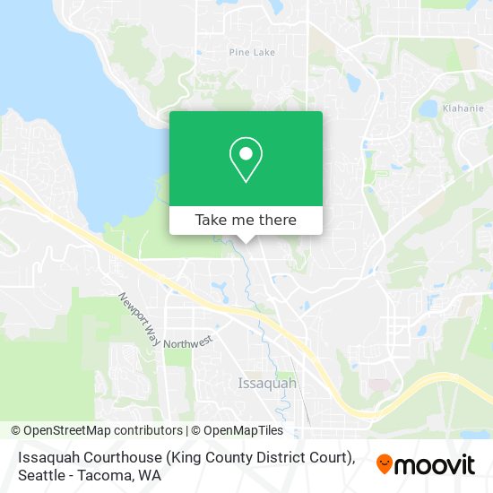 Issaquah Courthouse (King County District Court) map